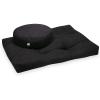 imageGaiam Meditation Cushion Zabuton Yoga Pillow Black Meditation Cushion Zafu Yoga Pillow Black
