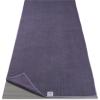imageGaiam Yoga Mat Towel Microfiber MatSized Yoga Towel for Hot YogaHeron Lilac