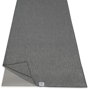 imageGaiam Stay Put Yoga Towel Mat Fits Over Standard  Size  68quotL x 24quotW LakeGrey