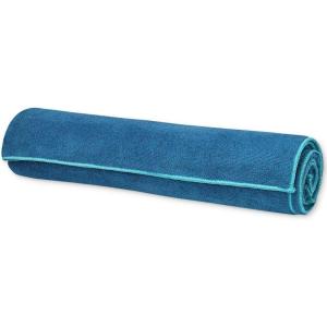 imageGaiam Stay Put Yoga Towel Mat Fits Over Standard  Size  68quotL x 24quotW LakeLake