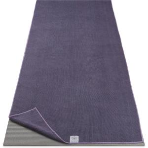 imageGaiam Yoga Mat Towel Microfiber MatSized Yoga Towel for Hot YogaHeron Lilac