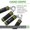 imageGaiam Essentials Hand Grip 2Pack  Hand Strengthener Grips Foam Handle Medium Resistance for Physical Therapy Arthritis Carpel Tunnel Finger Forearm ampamp Hand Pain Relief