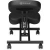 imageGaiam Ergonomic Kneeling Chair  Adjustable Office Chair with Padded Cushions  Home Office Chair for Improving Posture and Core Alignment  Includes EasyGlide Lockable Caster Wheels