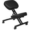 imageGaiam Ergonomic Kneeling Chair  Adjustable Office Chair with Padded Cushions  Home Office Chair for Improving Posture and Core Alignment  Includes EasyGlide Lockable Caster Wheels