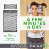 imageGaiam Acupressure Mat and Pillow Set Acupuncture Style Massage Mat ampamp Pillow Relief for Sciatic Nerve Muscle Tension Fibromyalgia Neck Shoulder ampamp Back Pain Migraine ampamp Headaches and Insomnia Grey