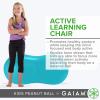 imageGaiam Kids Active Seat Peanut Shaped Bounce Desk Chair Exercise Yoga Balance Sitting Ball Flexible Seating Wiggle Seat for Boys and Girls