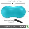 imageGaiam Kids Active Seat Peanut Shaped Bounce Desk Chair Exercise Yoga Balance Sitting Ball Flexible Seating Wiggle Seat for Boys and Girls