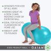 imageGaiam Kids Active Seat Peanut Shaped Bounce Desk Chair Exercise Yoga Balance Sitting Ball Flexible Seating Wiggle Seat for Boys and Girls