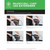 imageGaiam Classic Balance Ball Chair Leg Extenders Only Compatible with Classic Chair ampamp Classic Backless Chair