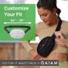 imageGaiam Go for It Waist Pack Adjustable Fanny Pack Crossbody Bags for Women ampamp Men  Waterproof Cross Body Bag with Zippered Pockets Running Belt Bag Ideal for Vacation ampamp TravelHigh Tide