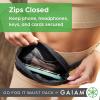 imageGaiam Go for It Waist Pack Adjustable Fanny Pack Crossbody Bags for Women ampamp Men  Waterproof Cross Body Bag with Zippered Pockets Running Belt Bag Ideal for Vacation ampamp TravelCelery