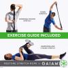 imageGaiam Restore Stretch Strap  Stretching Rope with Foot Strap ampamp Hand Loops for Yoga Pilates ExerciseFitness Physical Therapy Dance Gymnastics Hamstring Stretcher