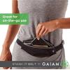 imageGaiam unisex adult and Running Belt Black Large