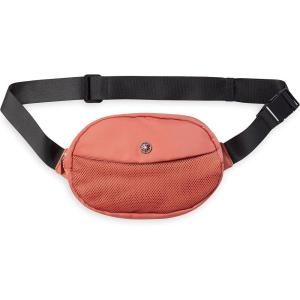 imageGaiam Go for It Waist Pack Adjustable Fanny Pack Crossbody Bags for Women ampamp Men  Waterproof Cross Body Bag with Zippered Pockets Running Belt Bag Ideal for Vacation ampamp TravelSunburnt