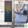 imageGaiam Print Yoga Mat Non Slip Exercise ampamp Fitness Mat for All Types of Yoga Pilates ampamp Floor ExercisesVivid Zest