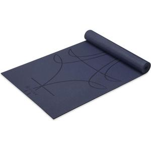 imageGaiam Yoga Mat  Premium 6mm Print Extra Thick Non Slip Exercise ampamp Fitness Mat for All Types of Yoga Pilates ampamp Floor Workouts 68quotL x 24quotW x 6mm ThickAlignment Print Ink