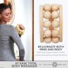 imageGaiam Relax Massage Ball Roller  Handheld Wooden Total Body Massager for Back Neck Foot Calf Leg Arm  Deep Tissue Massager Relief for Sore Muscles