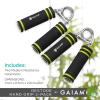 imageGaiam Restore Hand Grip 2Pack  Hand Strengthener Grips Foam Handle Medium Resistance for Physical Therapy Arthritis Carpel Tunnel Finger Forearm ampamp Hand Pain Relief