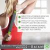 imageGaiam Restore Massage Stick Roller  Dimensions 19quotL Foam Cushioned Performance Hand Held Muscle Massager  Comfort Grip Handles  Solid Steel Construction