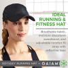 imageGaiam Womens Classic Fitness Running Hat  Ponytail Hats with QuickDry Sweatband for Hiking ampamp Summer Beach VacationBlack2