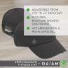 imageGaiam Womens Performance Fitness Hat with Sweat Band  Ponytail Ball Cap for Baseball Yoga ampamp Outside ExerciseWhite