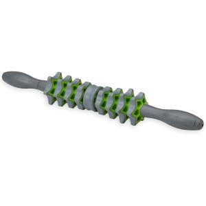 imageGaiam Restore Adjustable Massage Roller Plus Muscle Roller Stick with 9 Spinning Discs for Targeted Muscle Relief Neck Shoulder Back Hand Foot Massager with Customizable Pressure ampamp Intensity