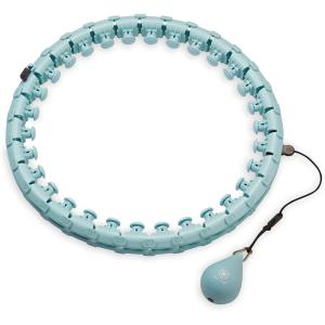 imageGaiam Weighted Fitness Hoop with 1lb Weighted Ball Dynamic Home Workout to Target Abs ampamp Belly Fat Ideal Exercise to Help Improve Balance Coordination and Endurance