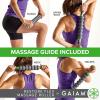 imageGaiam Restore Massage Stick Roller  18 Inch Muscle Massager with Soft Massaging Rings for Full Body Pain Relief Myofascial Release Trigger Points on Legs Arms Back