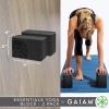 imageGaiam Essentials Yoga Block Set of 2  Supportive Foam Blocks  Soft NonSlip Surface for Yoga Pilates Meditation  EasyGrip Beveled Edges  Helps with Alignment and Motion  Black Premium