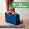 imageGaiam Essentials Yoga Brick  Sold as Single Block  EVA Foam Block Accessories for Yoga Meditation Pilates Stretching Navy