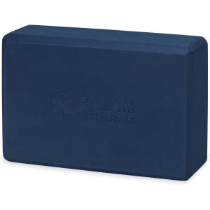 imageGaiam Essentials Yoga Brick  Sold as Single Block  EVA Foam Block Accessories for Yoga Meditation Pilates Stretching Navy