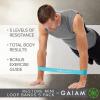 imageGaiam Restore Mini Resistance Loop Bands  5 Pack Booty Bands with 5 Resistance Levels  Loop Resistance Bands for Exercise and Rehab  Includes Guide and Carry Bag