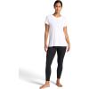 imageGaiam Womens Restore Rib Mix TShirt Relaxed Fit Lightweight Heathered Material HighLow HemBright White
