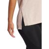 imageGaiam Womens Restore Rib Mix TShirt Relaxed Fit Lightweight Heathered Material HighLow HemMushroom