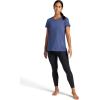 imageGaiam Womens Restore Rib Mix TShirt Relaxed Fit Lightweight Heathered Material HighLow HemShadow
