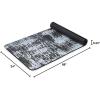 imageGaiam Yoga Mat  6mm InstaGrip Extra Thick ampamp Dense Textured Non Slip Exercise Mat for All Types of Yoga ampamp Floor Workouts 68quot L x 24quot W x 6mm ThickObsidian