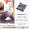 imageGaiam Relax Knee Wrap Heated Sleeve  Knee Brace Heating Pad for Pain Relief in Knees from Exercise Arthritis Joint Pain Physical Therapy