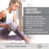 imageGaiam Relax Knee Wrap Heated Sleeve  Knee Brace Heating Pad for Pain Relief in Knees from Exercise Arthritis Joint Pain Physical Therapy