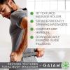 imageGaiam Restore Massage Stick Roller  18 Inch  Comfort Grip Handles with 6 Independent Textured Total Body Massager Spinners