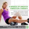 imageGaiam Restore Vibrating Foam Roller 12 Inch 5 Speed Vibration Therapy Muscle Recovery Massager  SemiFirm Density Rechargeable Deep Tissue Trigger Point Tread  Includes Massage Guide