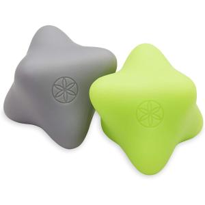 imageGaiam Restore Massage Knob 2 Pack SoftFirm  Hand Held Deep Tissue Trigger Point Muscle Massager Roller Ball Knobber Myofascial Release Tool for Manual Pain Relief in Back Hands Neck Feet Legs