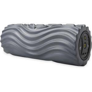 imageGaiam Restore Vibrating Foam Roller 12 Inch 5 Speed Vibration Therapy Muscle Recovery Massager  SemiFirm Density Rechargeable Deep Tissue Trigger Point Tread  Includes Massage Guide