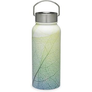 imageGaiam Water Bottle WideMouth Stainless Steel Aubergine Swirl 18 oz