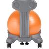 imageGaiam Kids Balance Ball Chair  Classic Childrens Stability Ball Chair Alternative School Classroom Flexible Desk Seating for Active Students with Satisfaction Guarantee GreyOrange  35cm