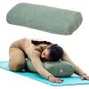 imageGaiam Round Yoga Bolster Pillow Soft Meditation Cushion for Yoga Massage and Back Support Breathable Cotton Fill Zippered Microfiber Cover EasyCarry Handle Machine WashableSage