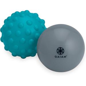imageGaiam Restore Hot ampamp Cold Therapy Massage Balls BlueGrey