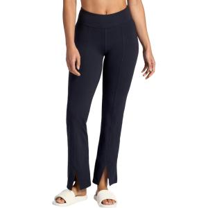 imageGaiam Womens Yoga Pant Slim Fit Stretch Midweight Material MoistureWickingBlack Tap Shoe