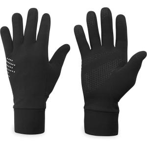 imageGaiam Running Gloves Womens Classic Touchscreen Compatible  Lightweight Winter Running Gear for WomenLXL Black