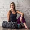 imageGaiam All Day Yoga Tote Yoga Mat Bag Grey