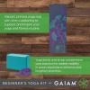 imageGaiam Beginners Yoga Starter Kit Yoga Mat Yoga Block Yoga StrapLily Shadows